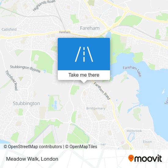 Meadow Walk map