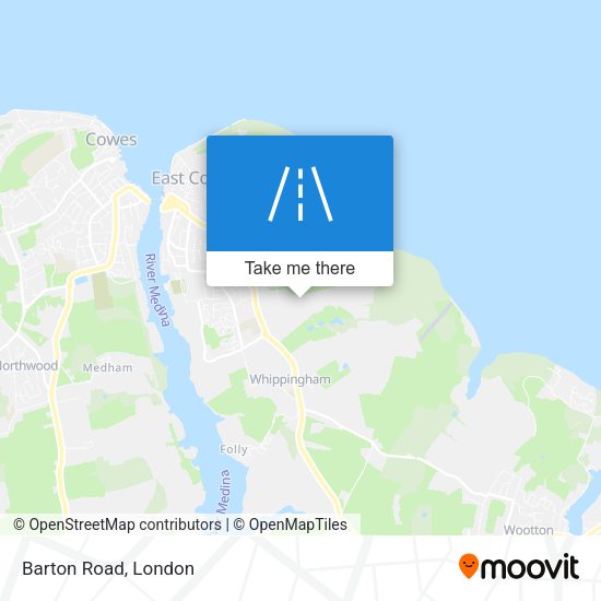 Barton Road map