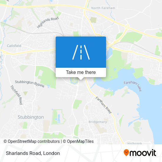 Sharlands Road map