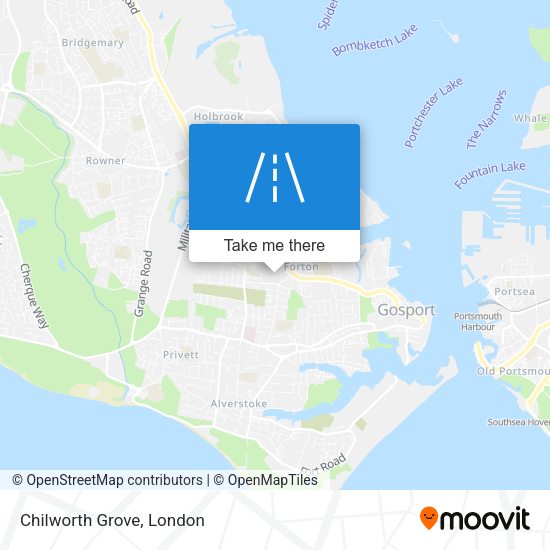 Chilworth Grove map
