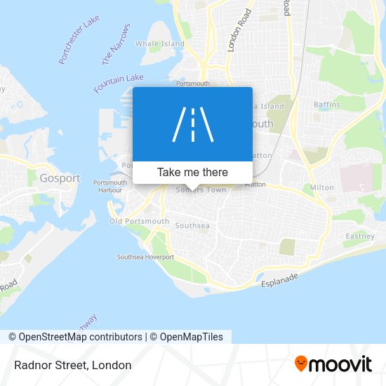 Radnor Street map
