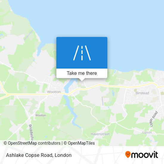 Ashlake Copse Road map