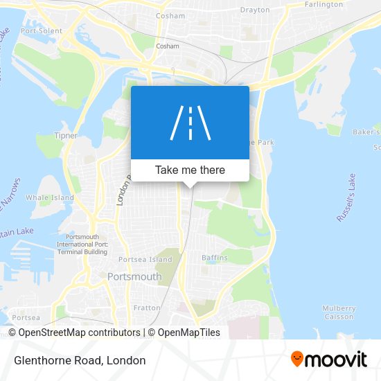 Glenthorne Road map