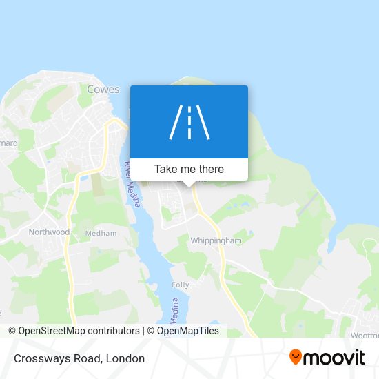 Crossways Road map