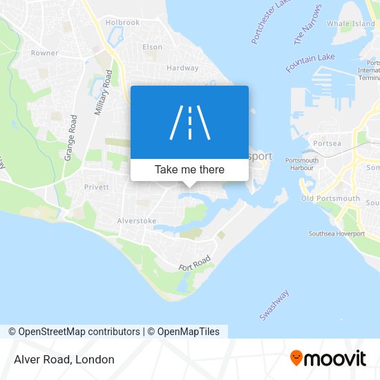 Alver Road map