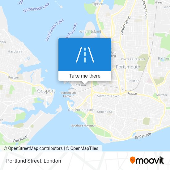 Portland Street map
