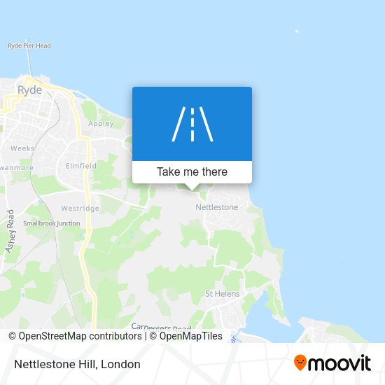 Nettlestone Hill map