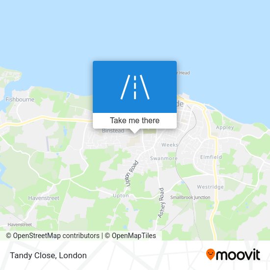 Tandy Close map