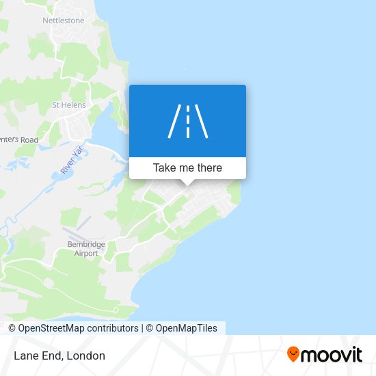 Lane End map