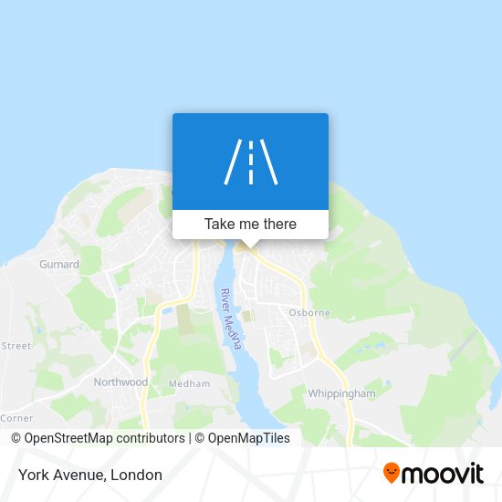 York Avenue map