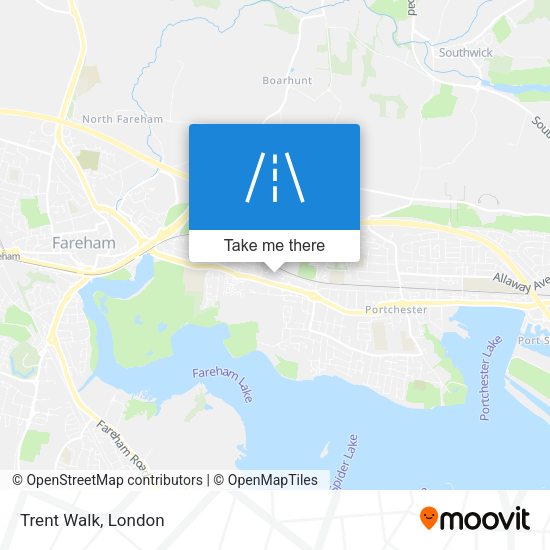 Trent Walk map