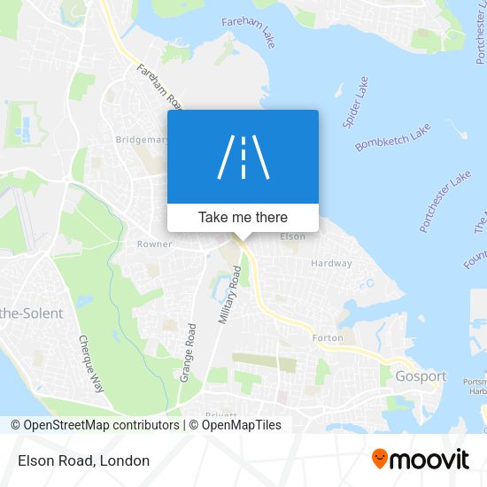 Elson Road map