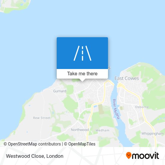 Westwood Close map