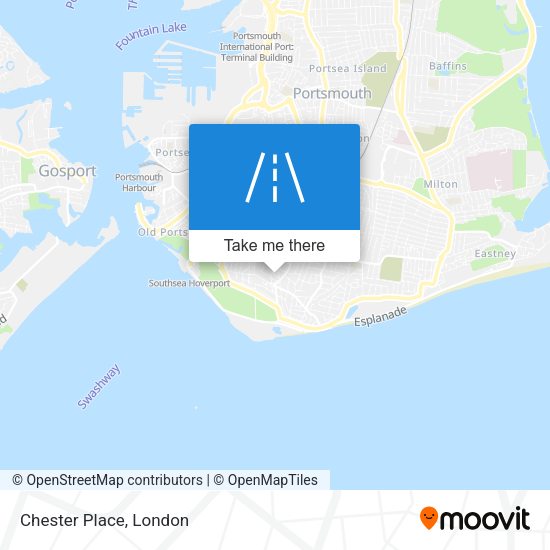 Chester Place map