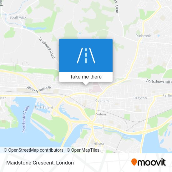 Maidstone Crescent map