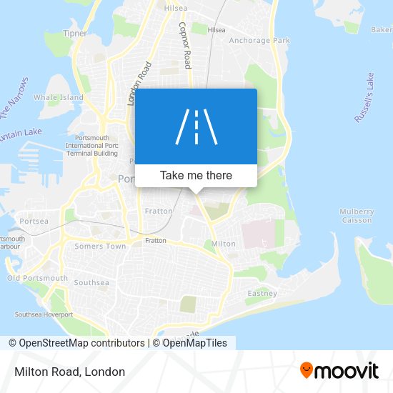 Milton Road map
