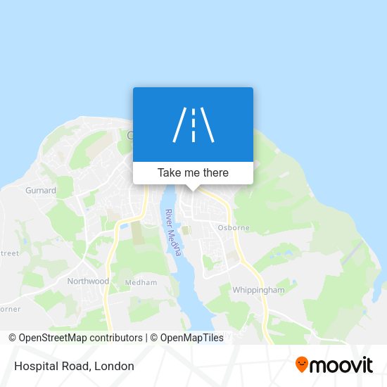 Hospital Road map