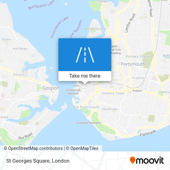 St Georges Square map