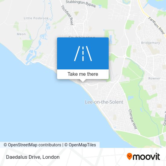 Daedalus Drive map