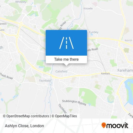 Ashlyn Close map
