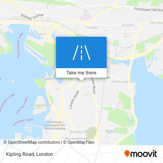 Kipling Road map
