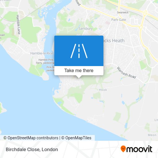 Birchdale Close map