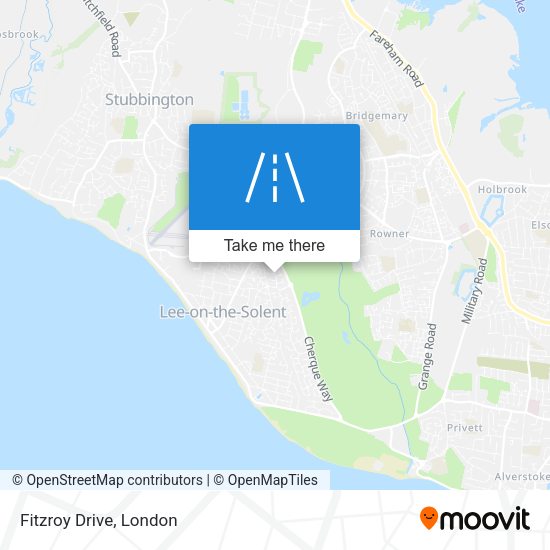 Fitzroy Drive map