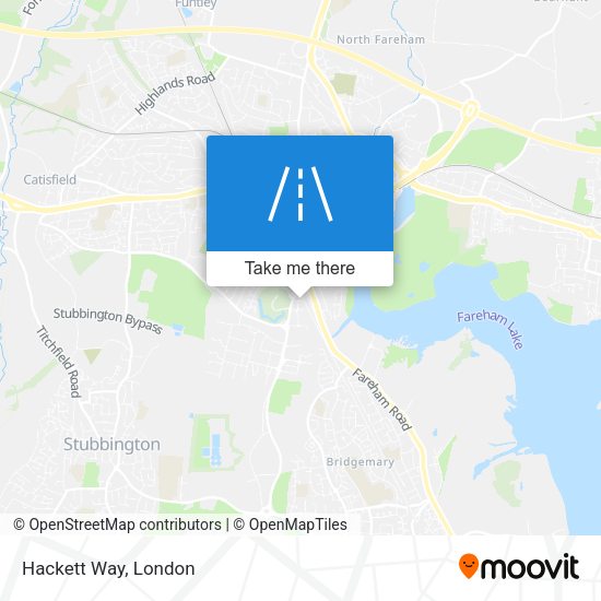 Hackett Way map