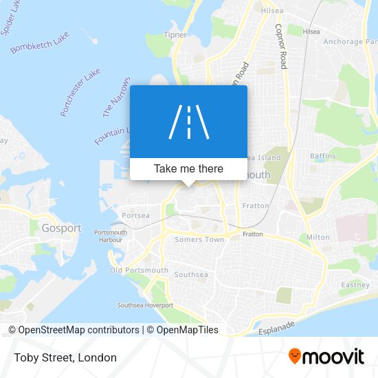 Toby Street map