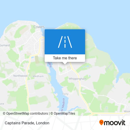 Captains Parade map