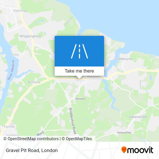 Gravel Pit Road map