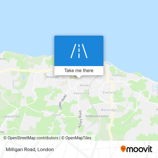 Milligan Road map