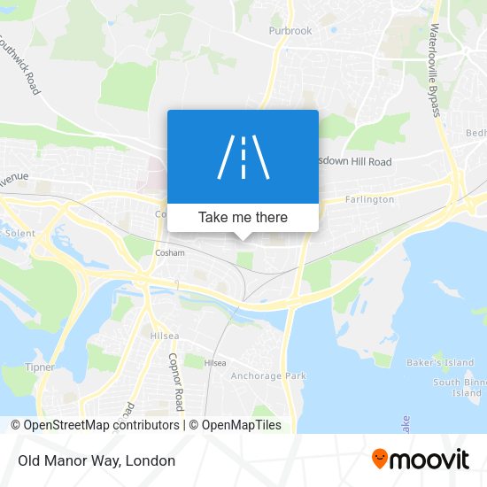 Old Manor Way map