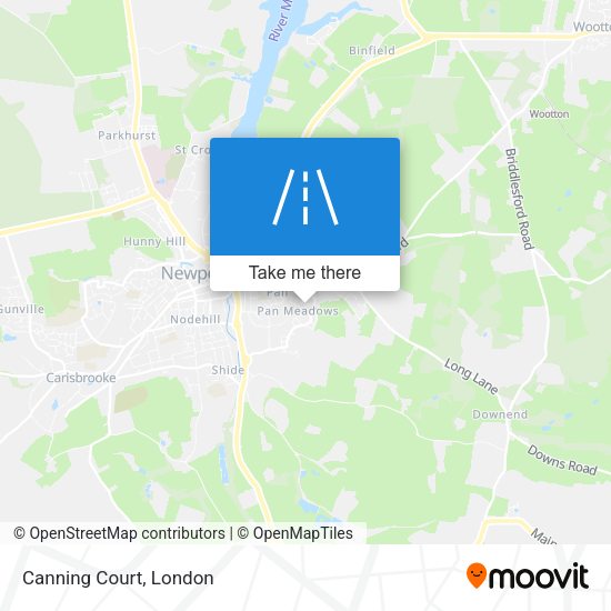 Canning Court map