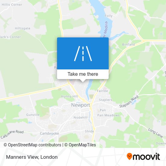 Manners View map