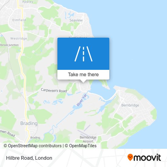 Hilbre Road map