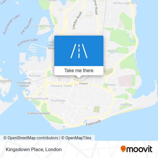 Kingsdown Place map