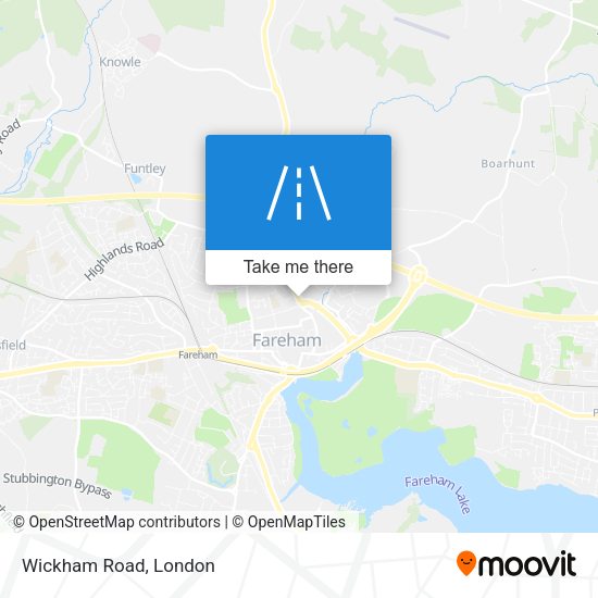 Wickham Road map