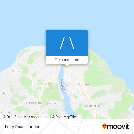 Ferry Road map
