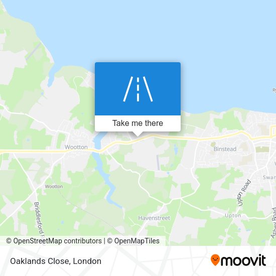 Oaklands Close map