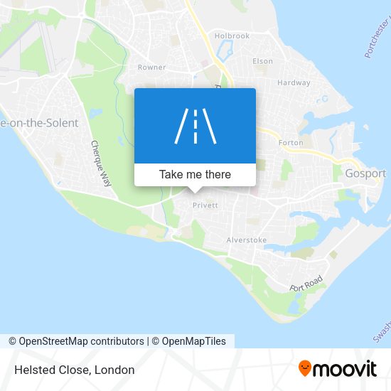 Helsted Close map