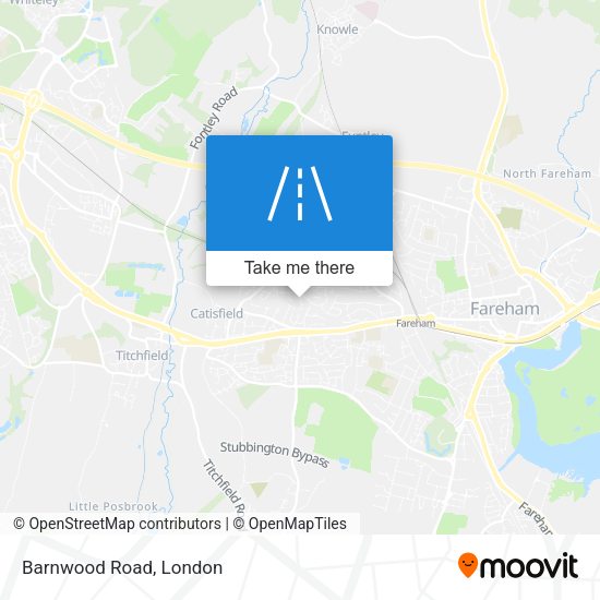 Barnwood Road map