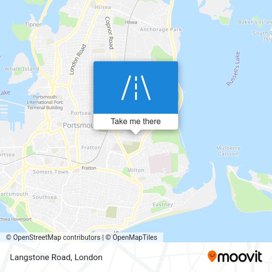 Langstone Road map