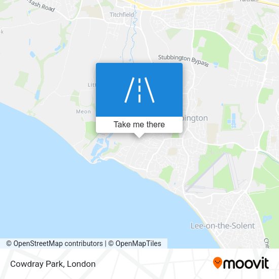 Cowdray Park map