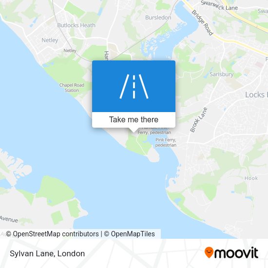 Sylvan Lane map