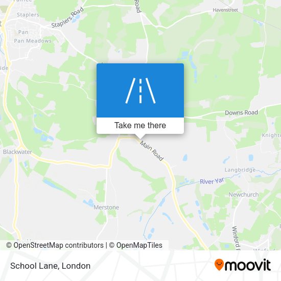 School Lane map