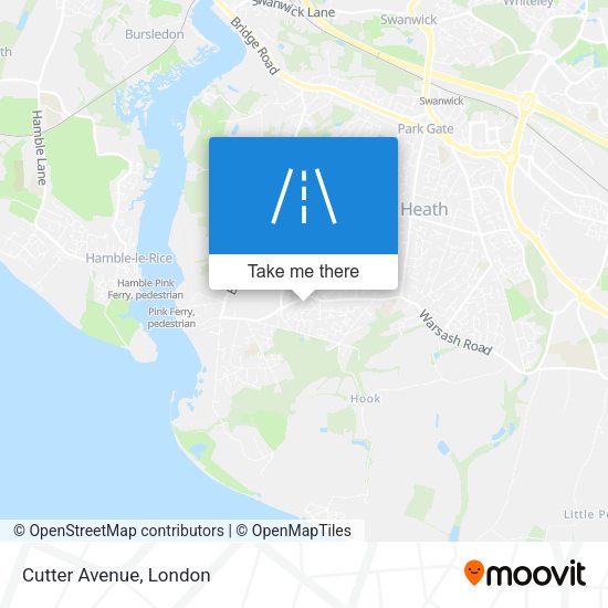 Cutter Avenue map