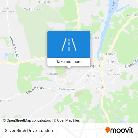 Silver Birch Drive map