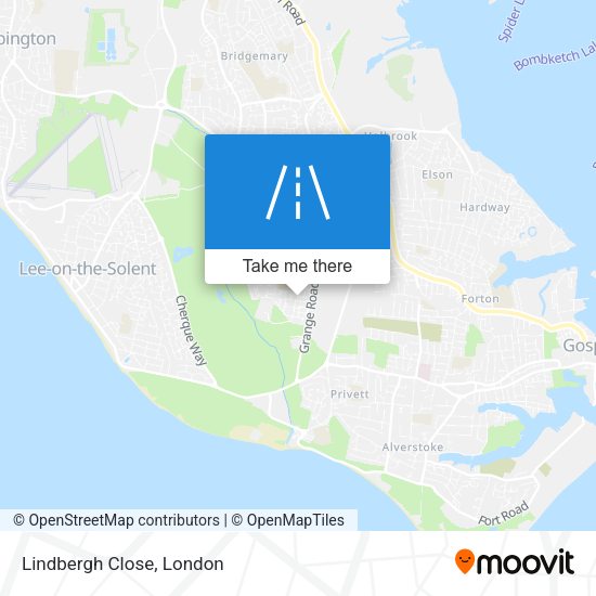 Lindbergh Close map