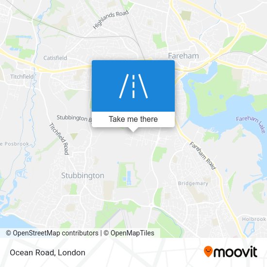 Ocean Road map